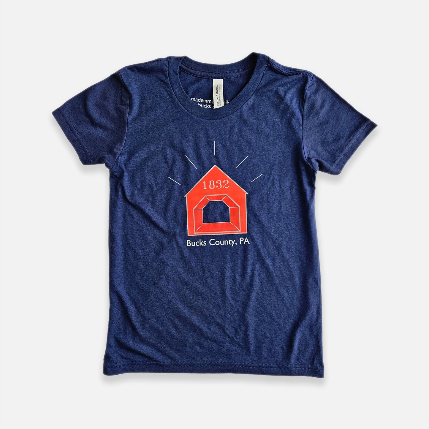 Covered bridge / Bucks County graphic Kids T-shirt