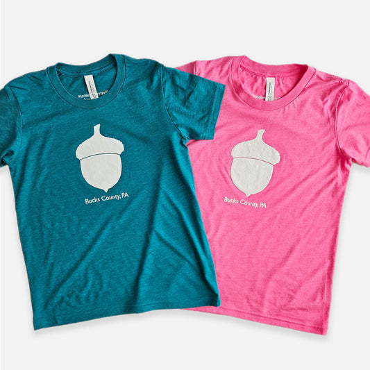 Acorn / Bucks County graphic Kids T-shirt