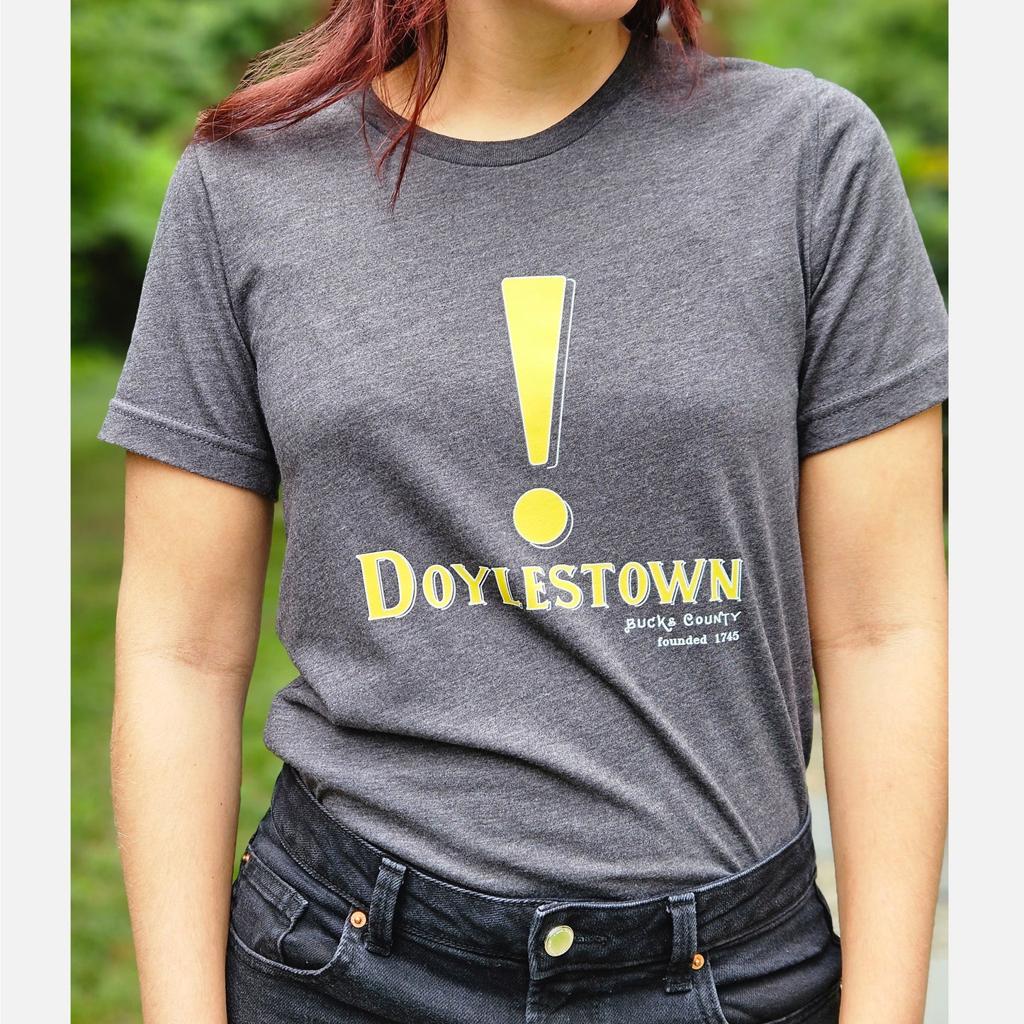 Doylestown! graphic T-shirt - heather dark grey