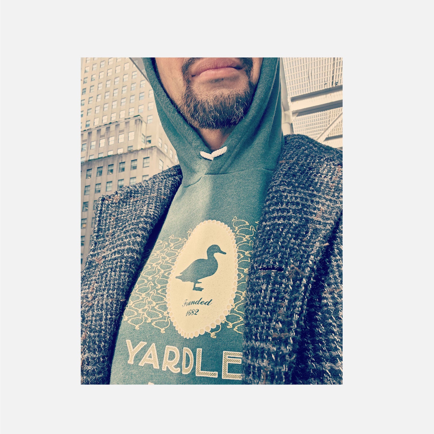 Duck Portrait/Yardley graphic Pullover Hoodie