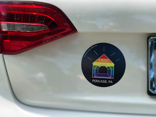 Rainbow Covered Bridge - Perkasie, PA 5" Magnet