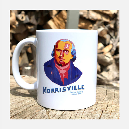 Robert Morris signature graphic coffee mug - 11oz