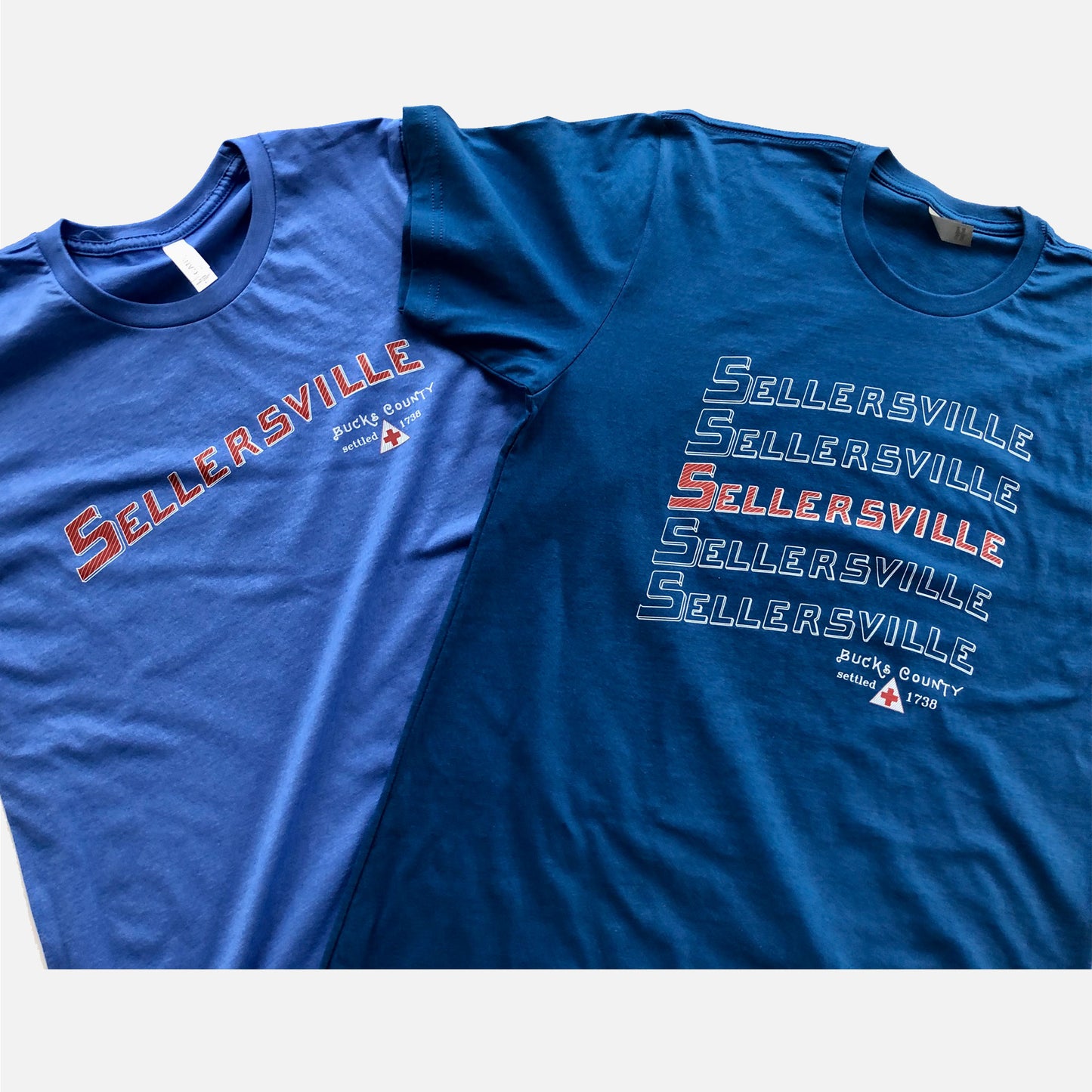 Sellersville graphic T-shirt - heather royal blue
