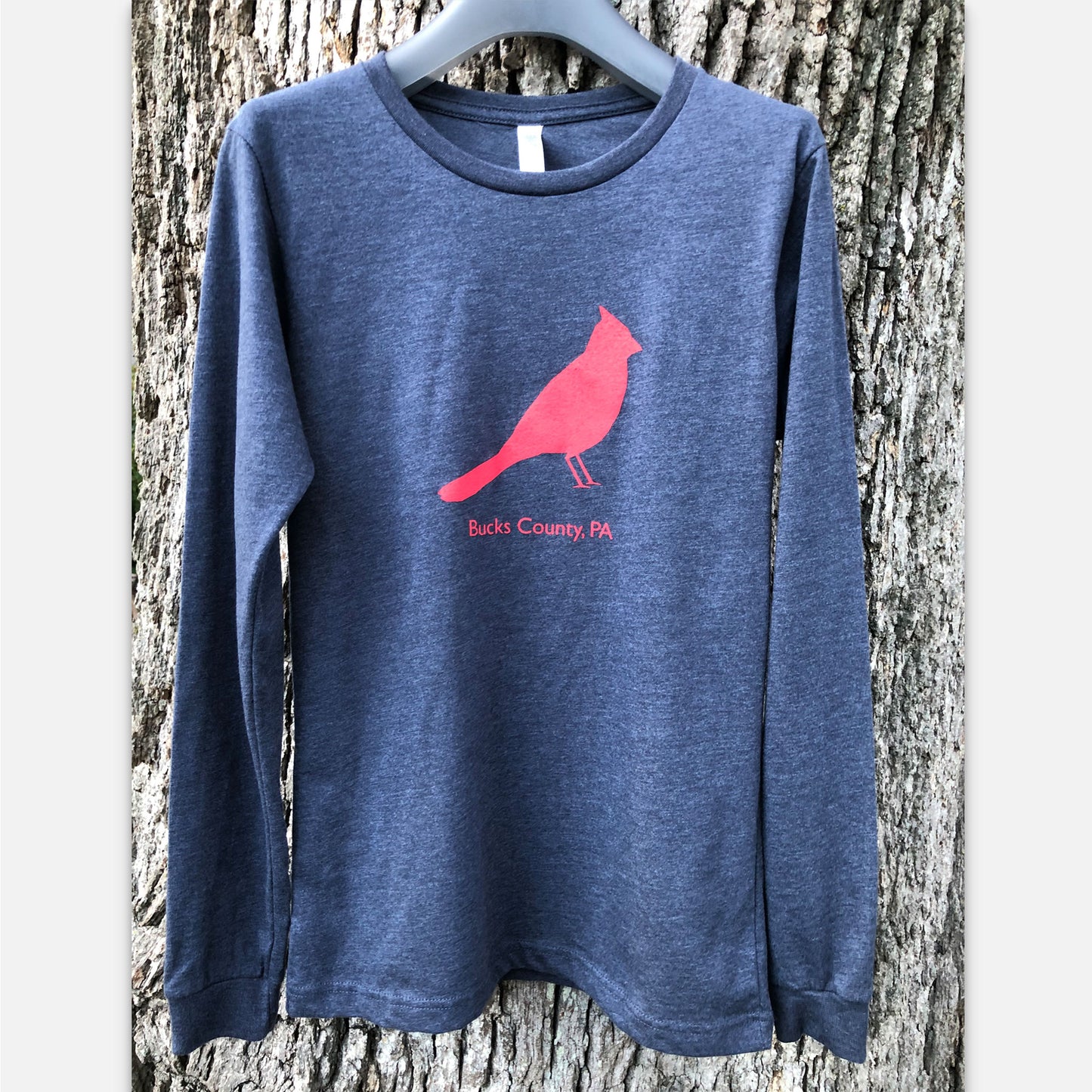 Cardinal / Bucks County graphic Long Sleeve-shirt