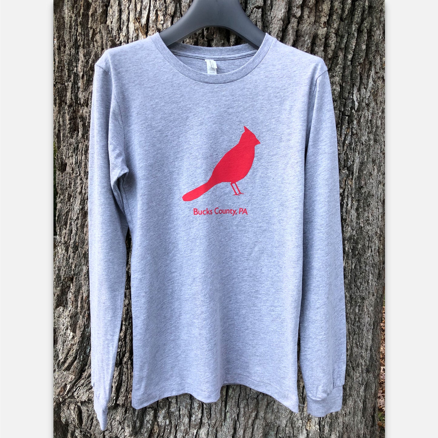 Cardinal / Bucks County graphic Long Sleeve-shirt