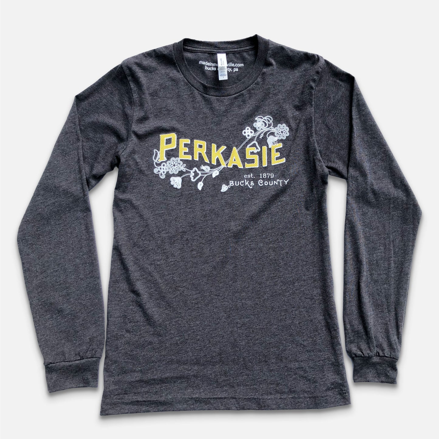 Perkasie/Lenape floral motif graphic Long Sleeve-shirt