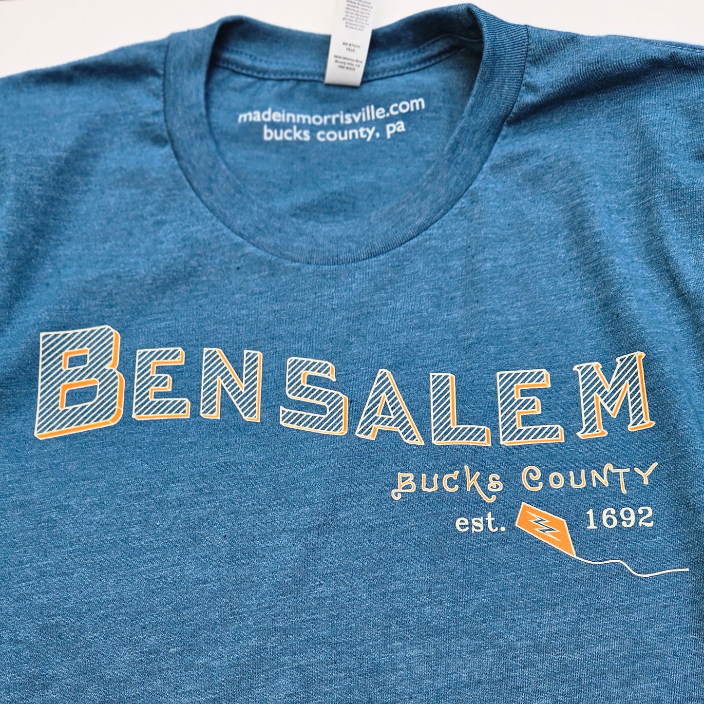 Bensalem graphic t-shirt - heather deep teal