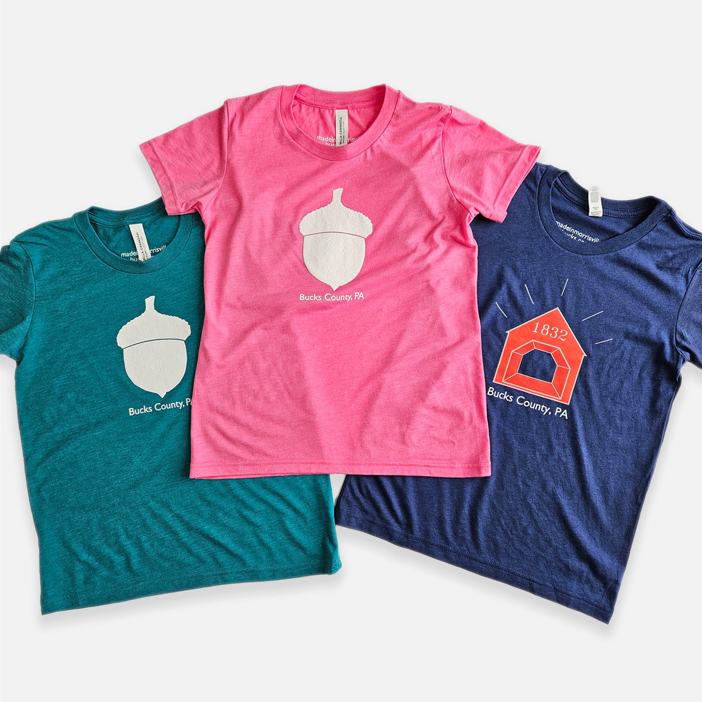 Acorn / Bucks County graphic Kids T-shirt