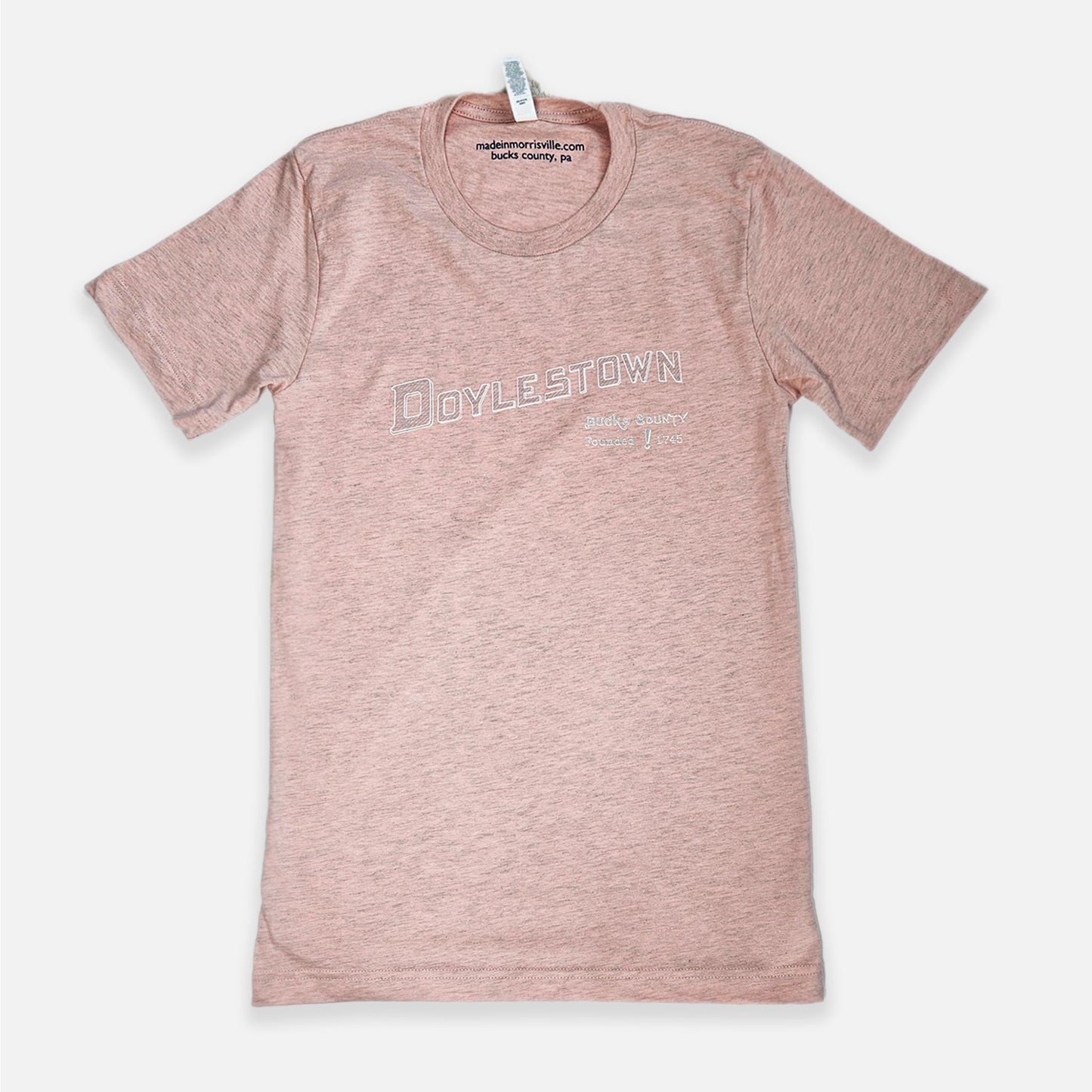 Doylestown graphic T-shirt - heather prism peach