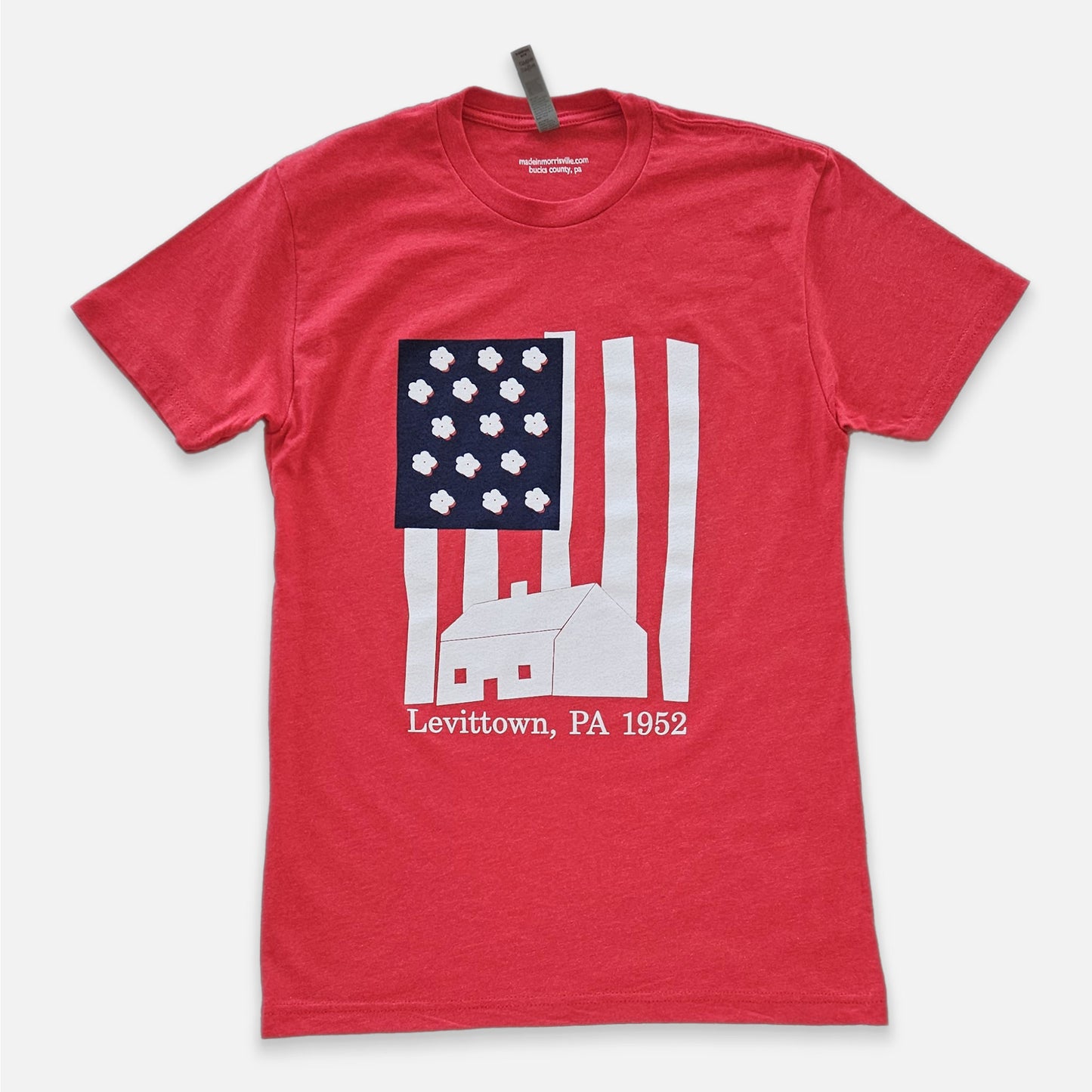 Levittown, PA graphic T-shirt - heather red