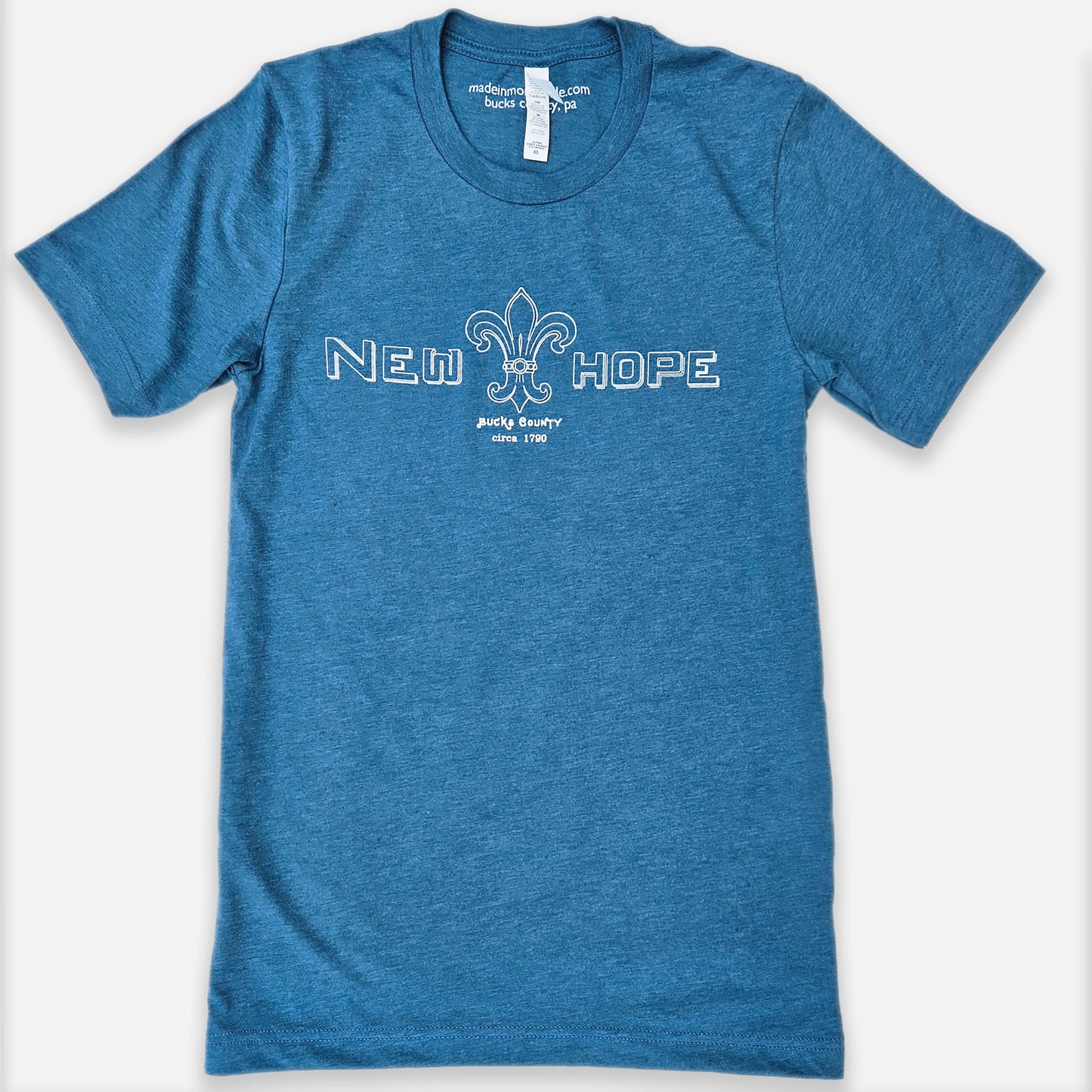 New Hope graphic t-shirt - heather deep teal