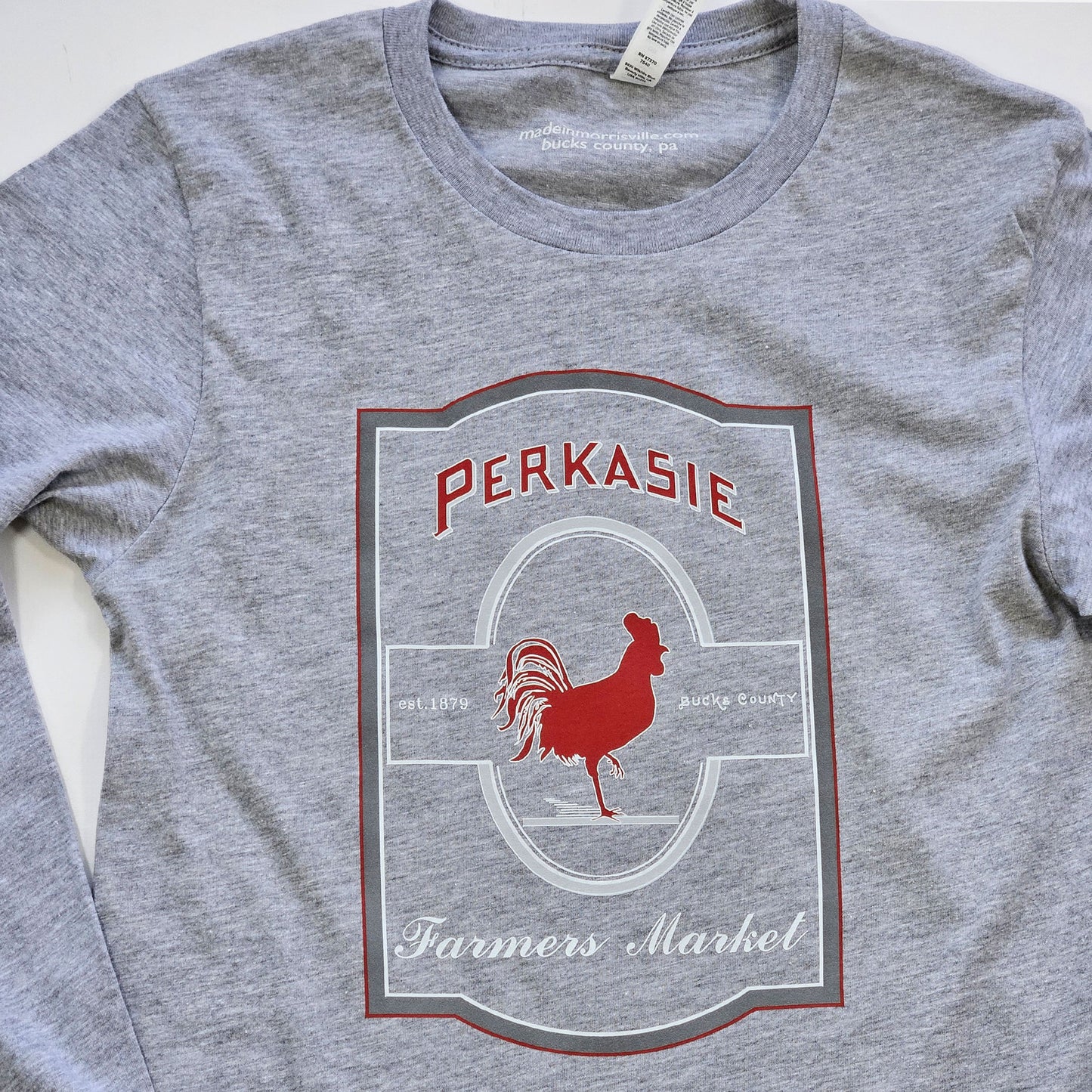 Perkasie Farmers Market graphic Long Sleeve-shirt