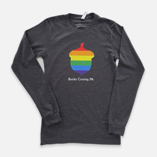 Rainbow Acorn / Bucks County Graphic Long Sleeve T-Shirt
