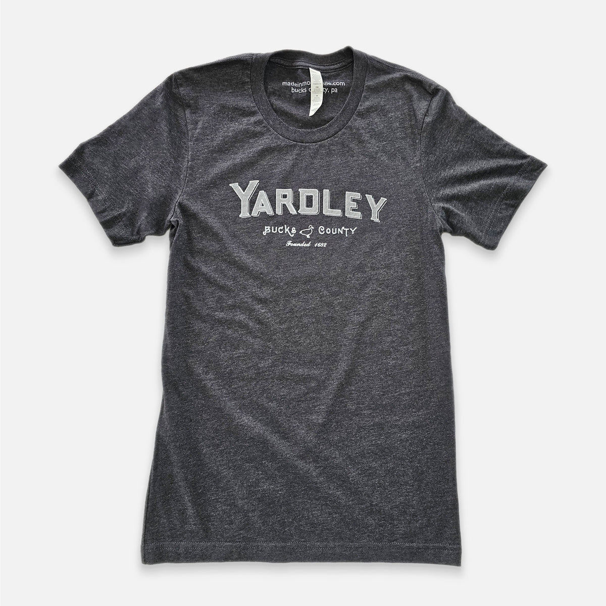 Yardley Duck graphic t-shirt - heather dark grey