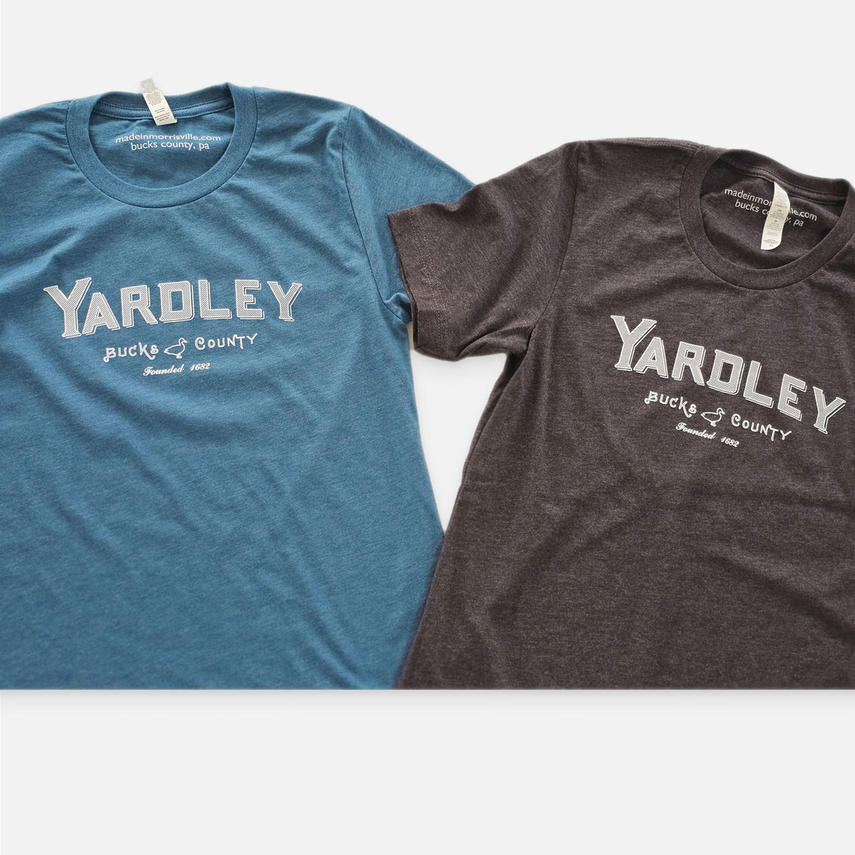 Yardley Duck graphic t-shirt - heather dark grey