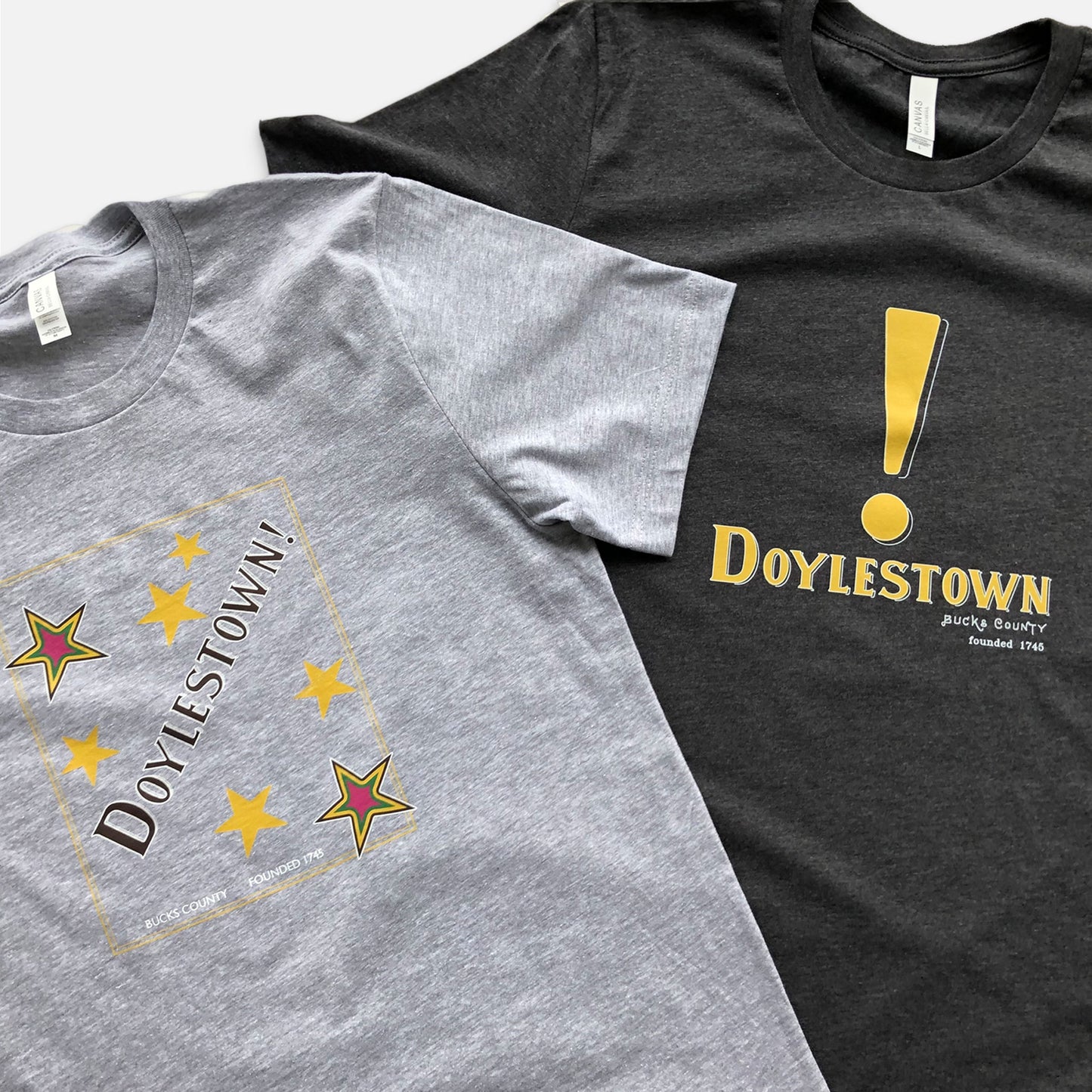 Doylestown! graphic T-shirt - heather dark grey