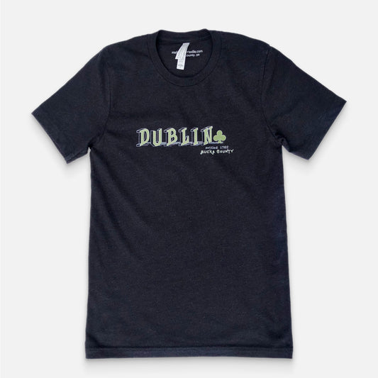 Dublin / Bucks County graphic T-shirt -black heather