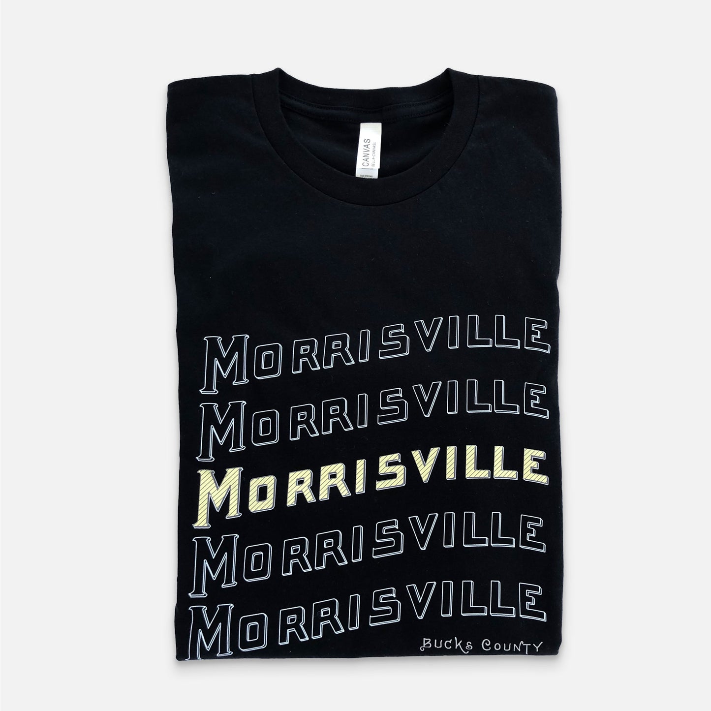 Morrisville graphic T-shirt - black
