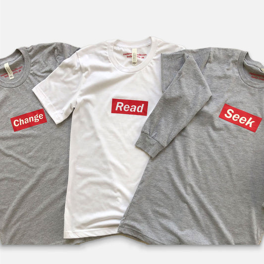 Difference Makers Collection: Read, Seek, & Change T-shirts