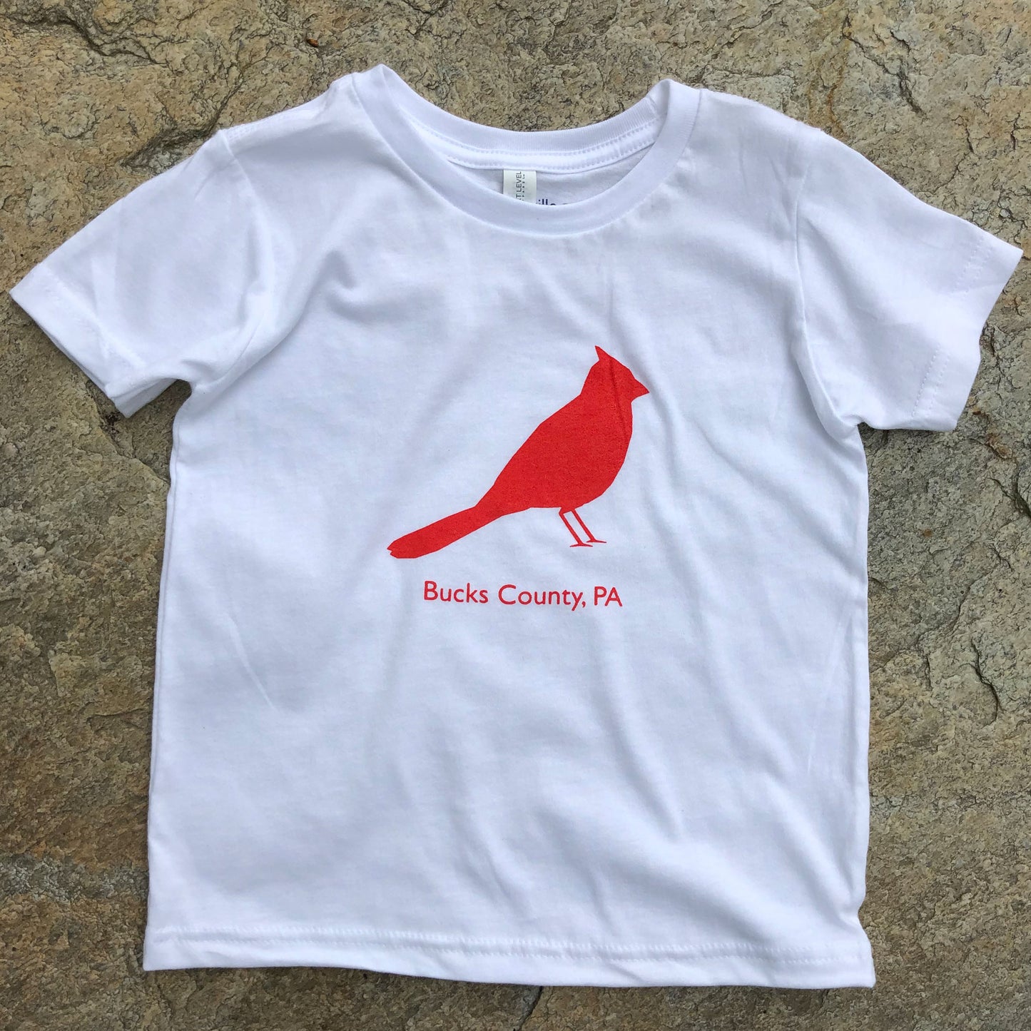 Cardinal / Bucks County graphic Toddler T-shirt - black / white