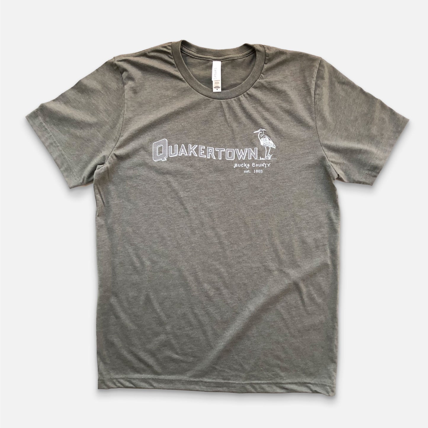 Quakertown graphic T-shirt - heather military green